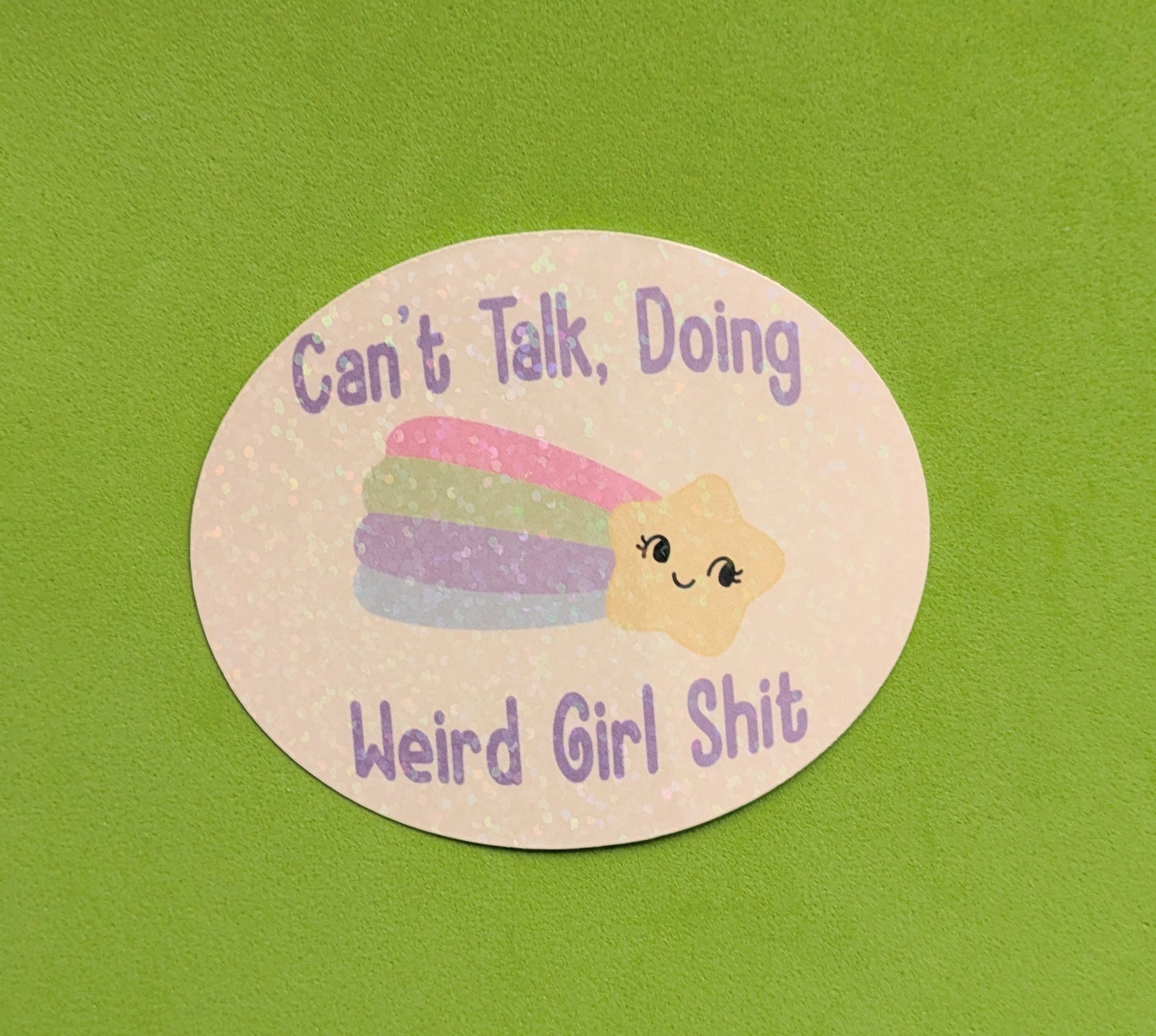 Weird Girl Sticker