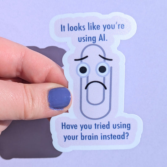 Anti AI Sticker