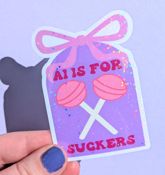 Anti AI Sticker