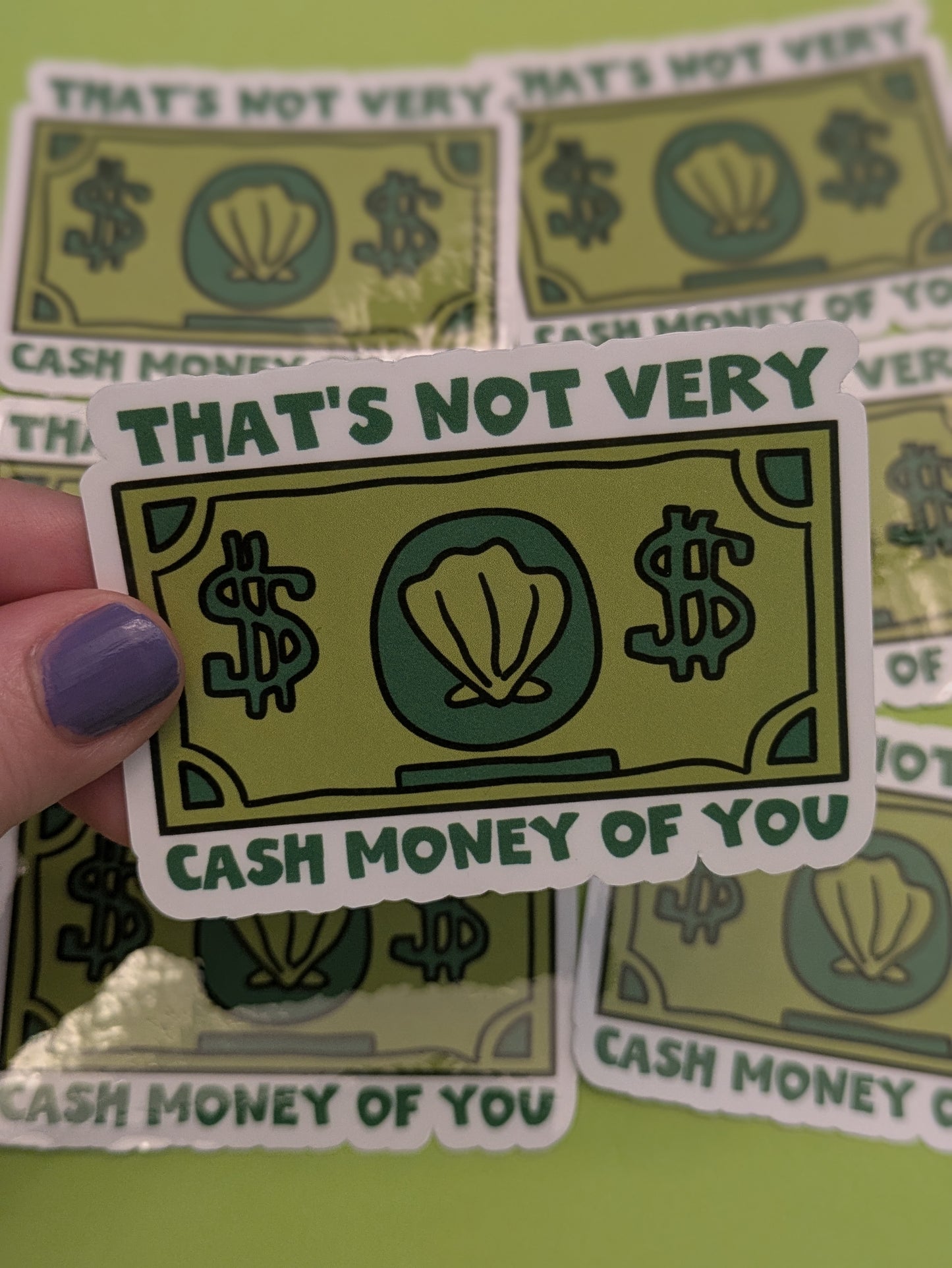 Cash Money 3" Vinyl Sticker