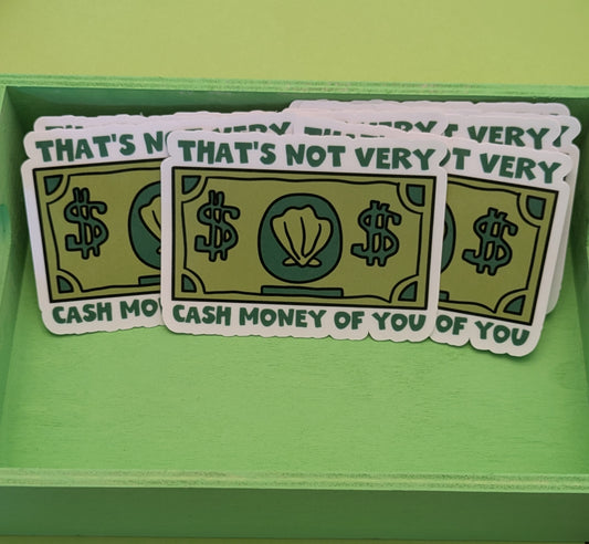 Cash Money 3" Vinyl Sticker