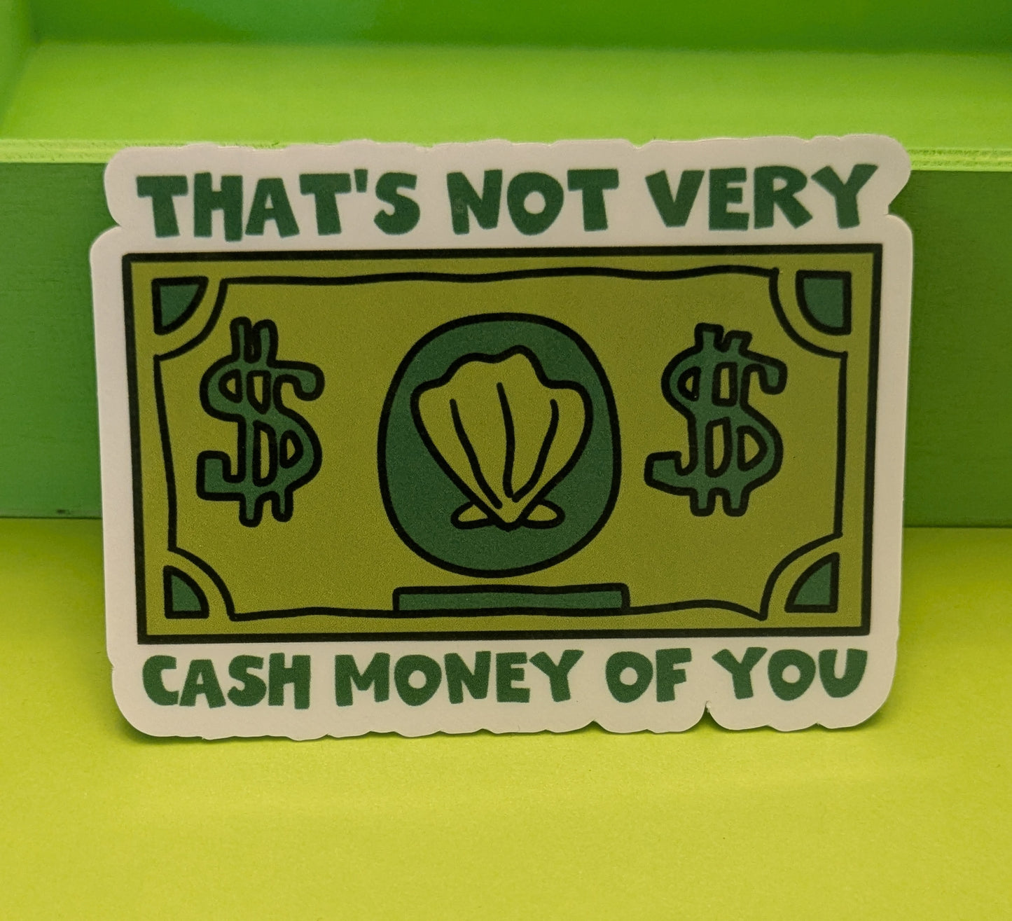 Cash Money 3" Vinyl Sticker