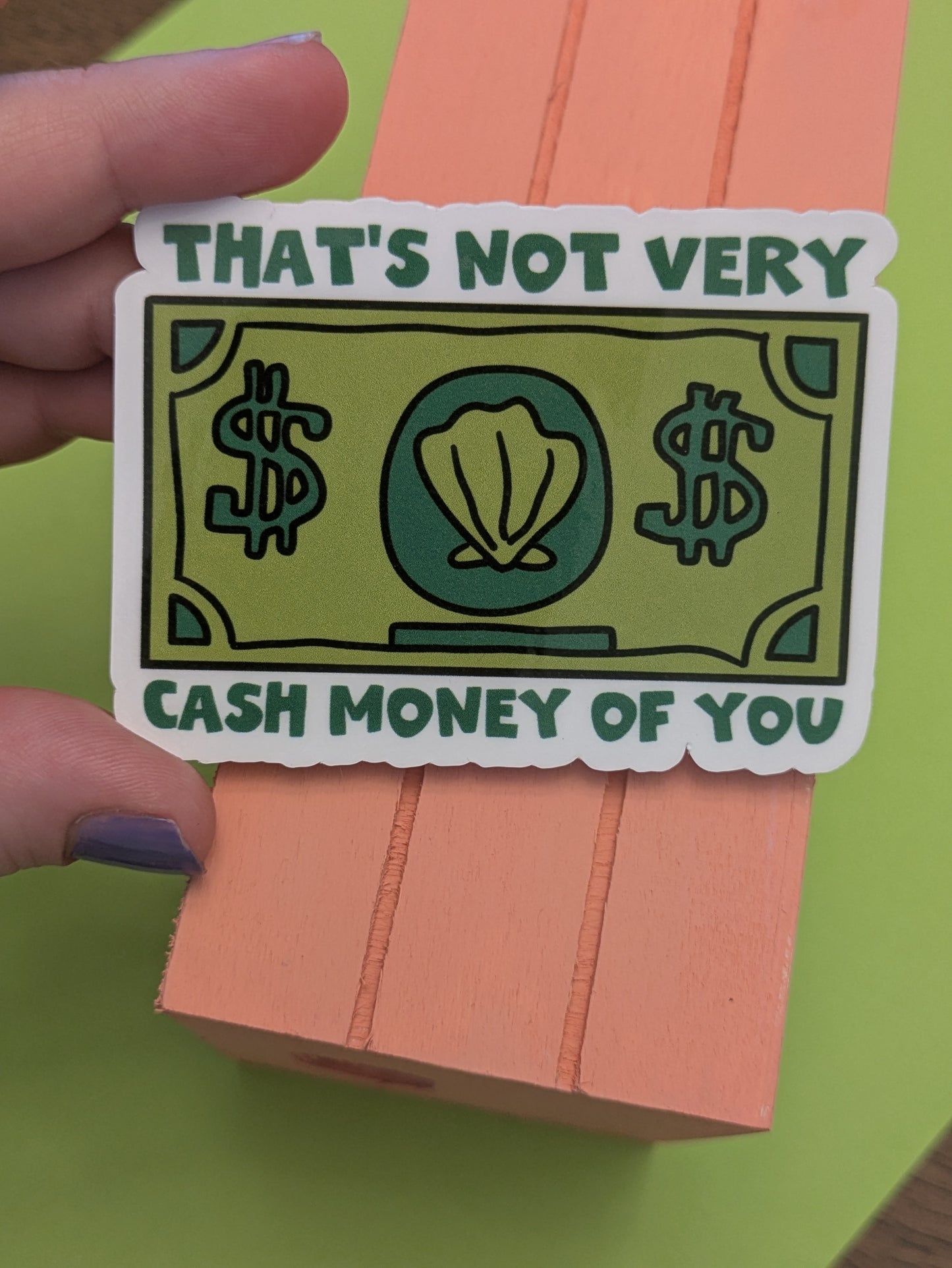 Cash Money 3" Vinyl Sticker