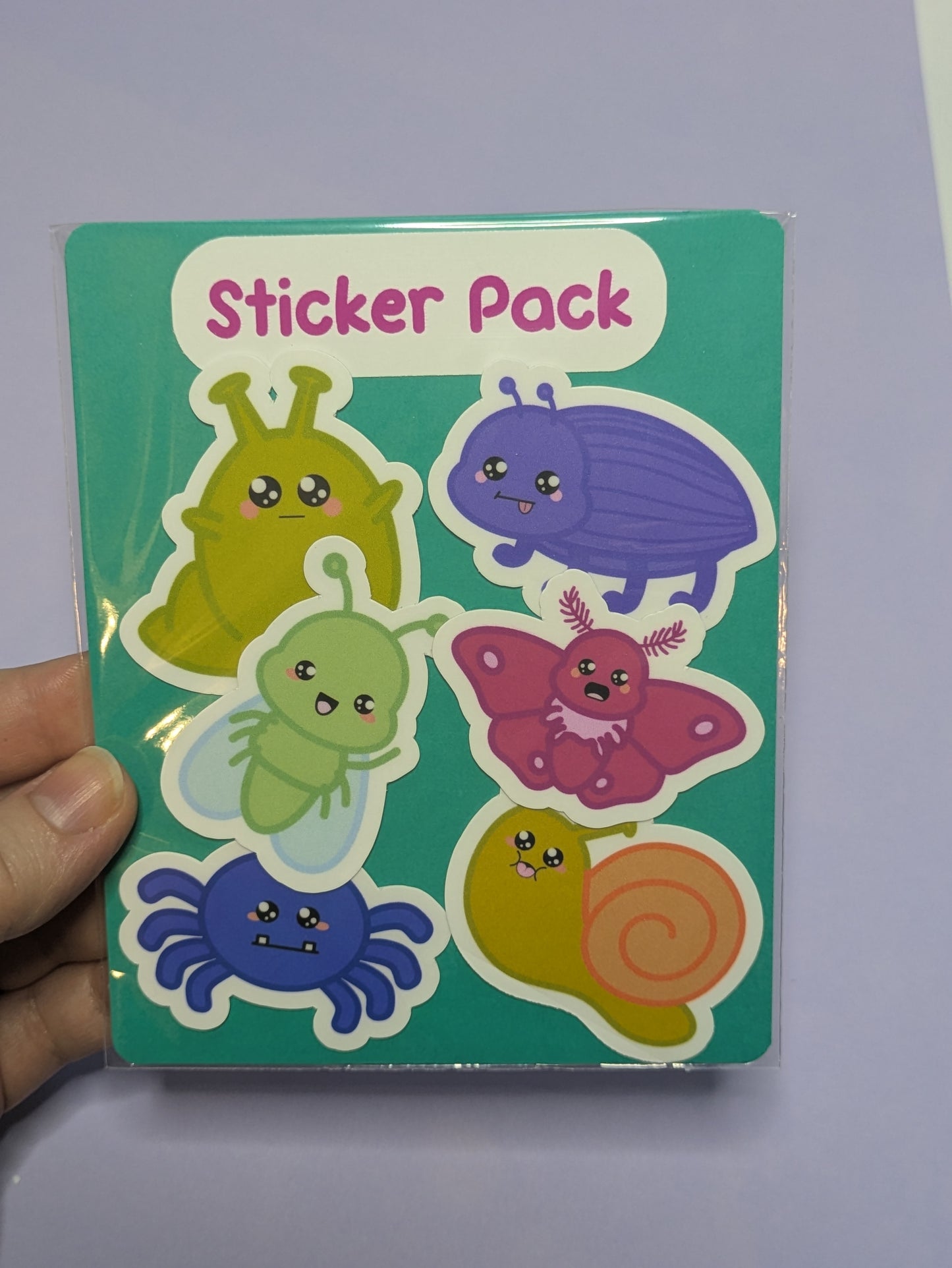 Cute Bug Sticker Pack