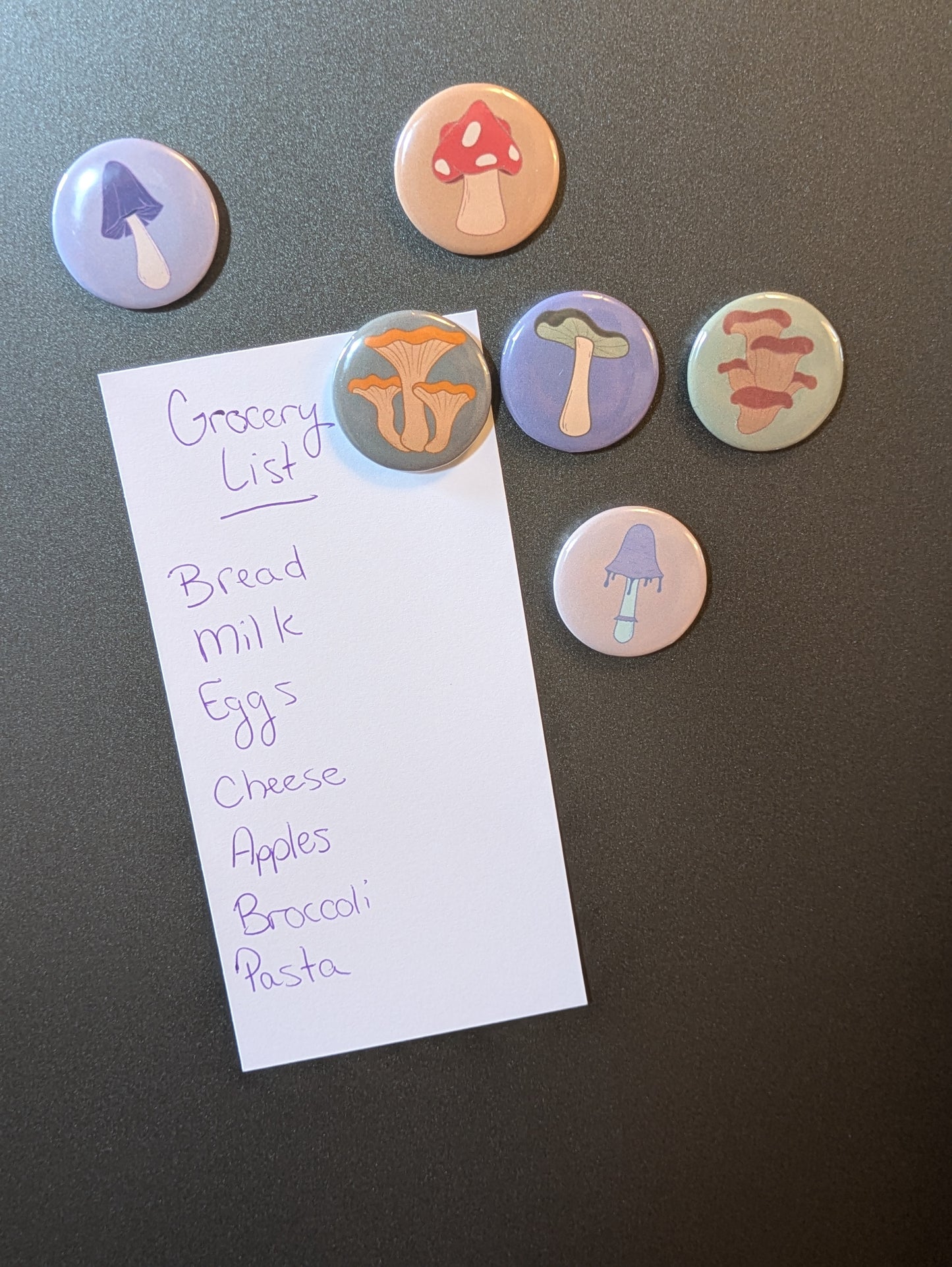 Mushroom 1.25" Magnet Set