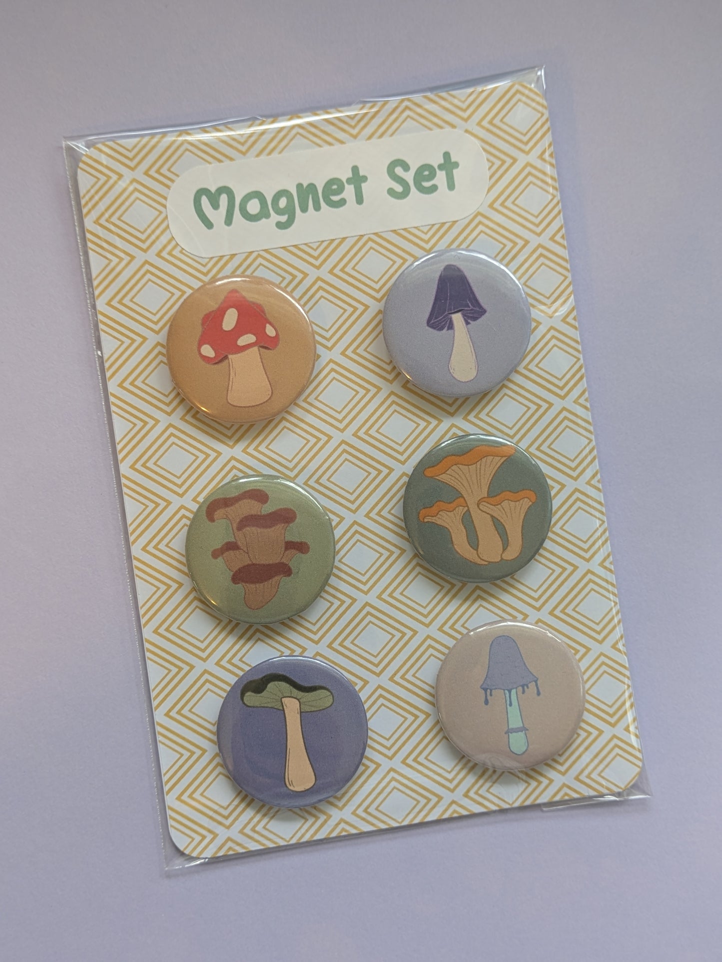 Mushroom 1.25" Magnet Set