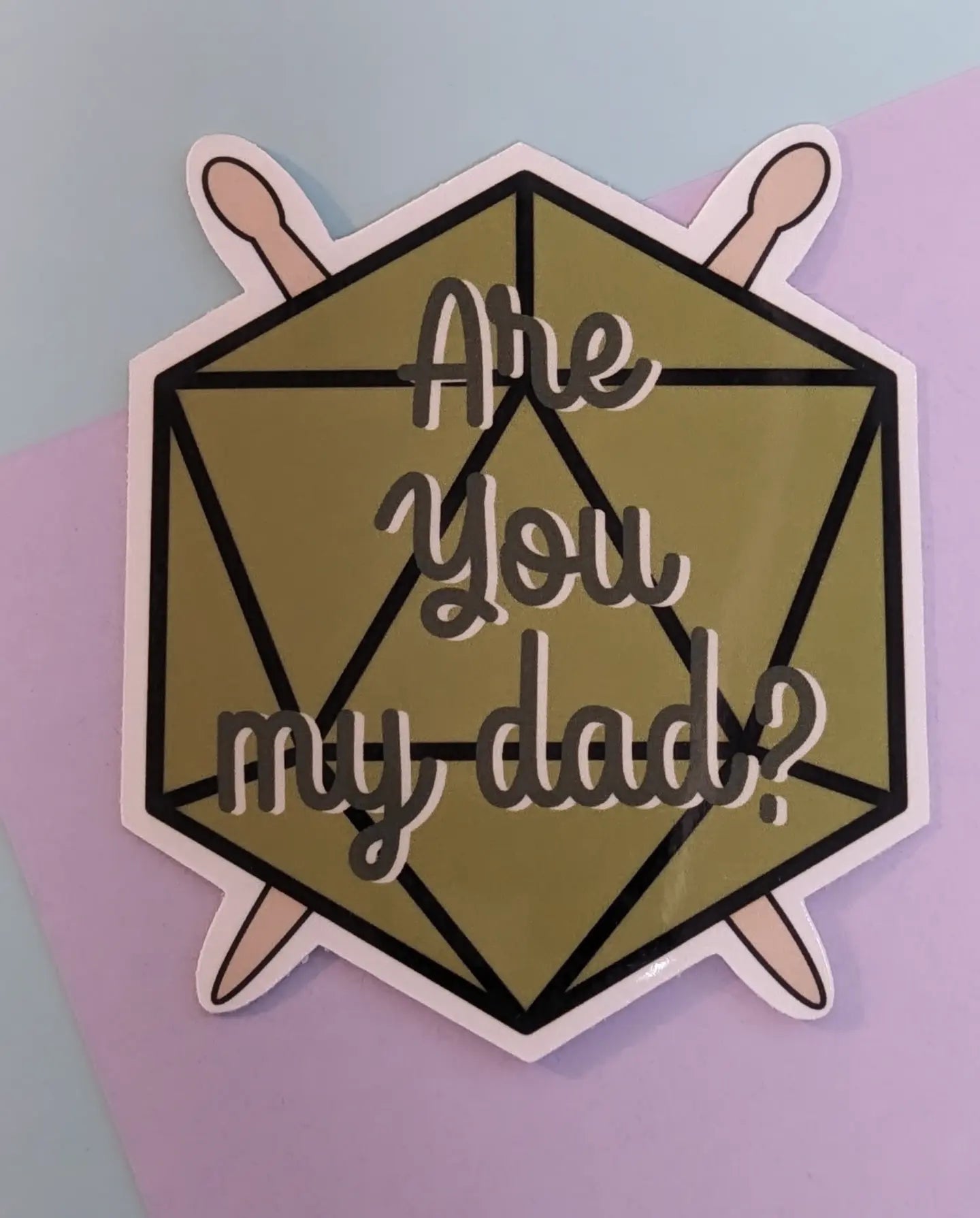 Are You My Dad 3" Glossy Sticker