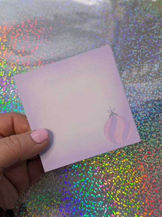 Christmas Mini Notepad, Cute Stationery, Mini Notepad