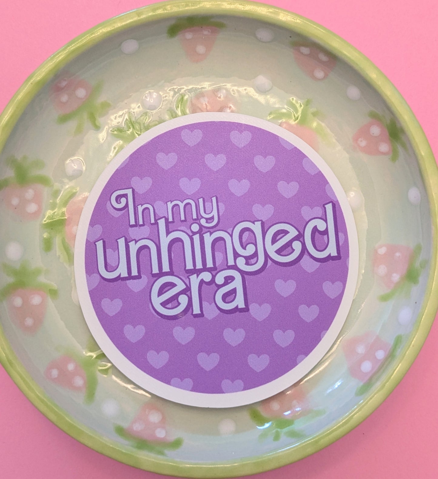 In My Unhinged Era 3" Matte Sticker