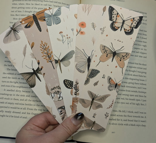Moth Bookmarks