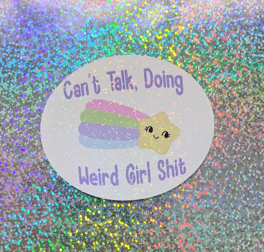 Weird Girl Sticker
