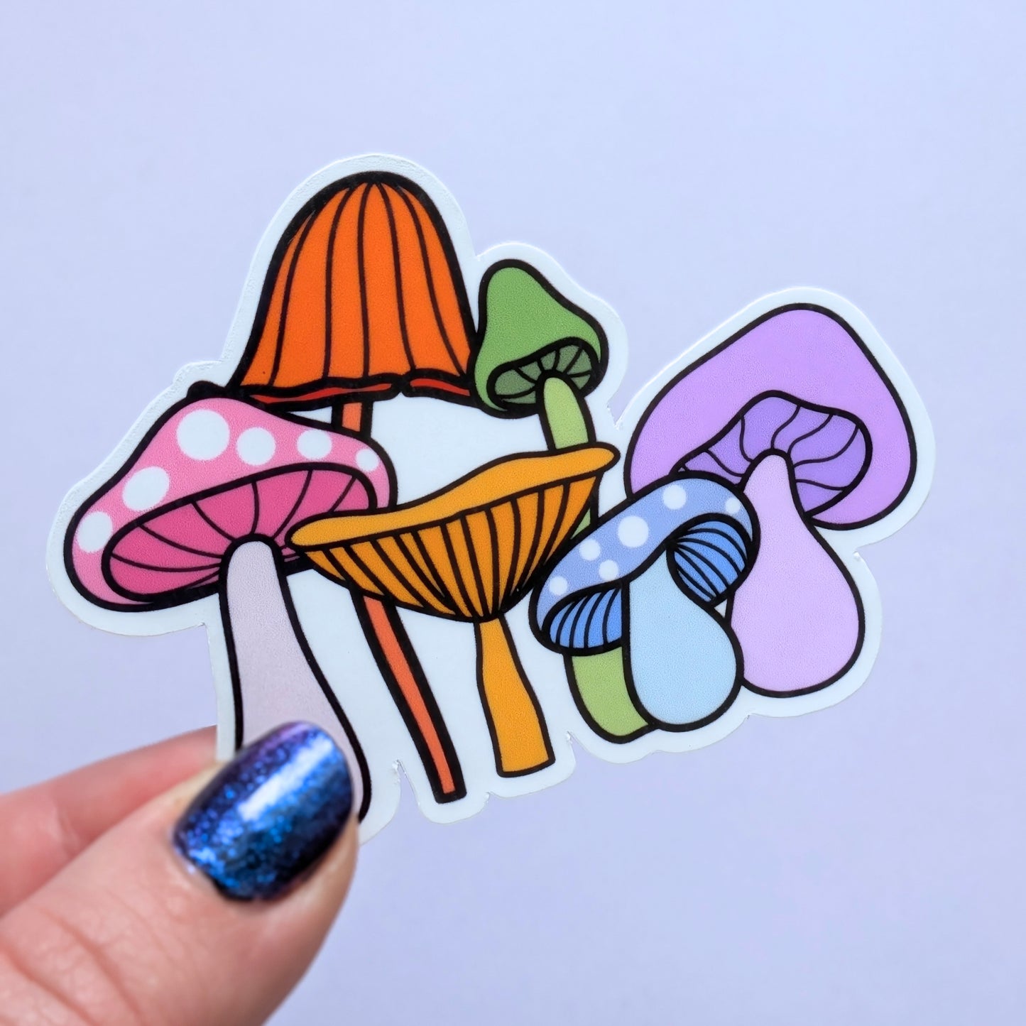 Rainbow Mushroom Sticker