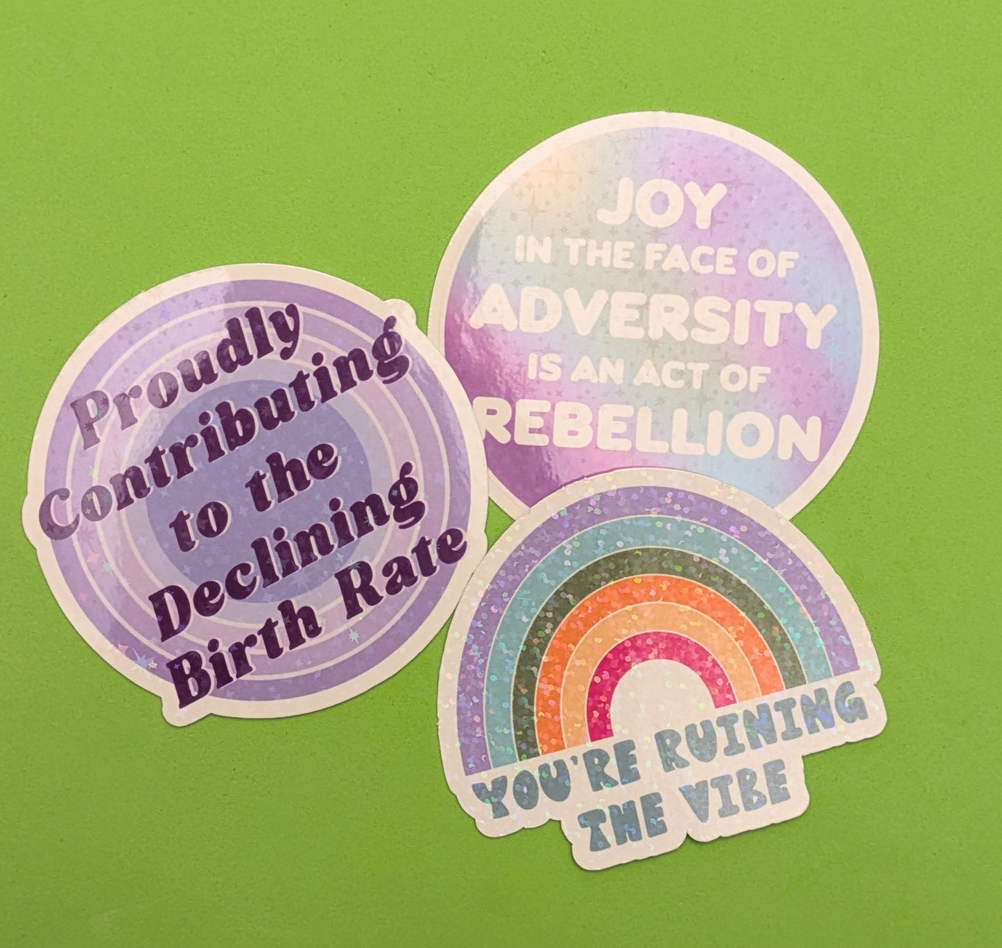 Joy is Rebellion Sticker