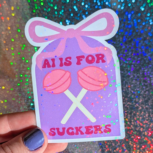 Anti AI Sticker