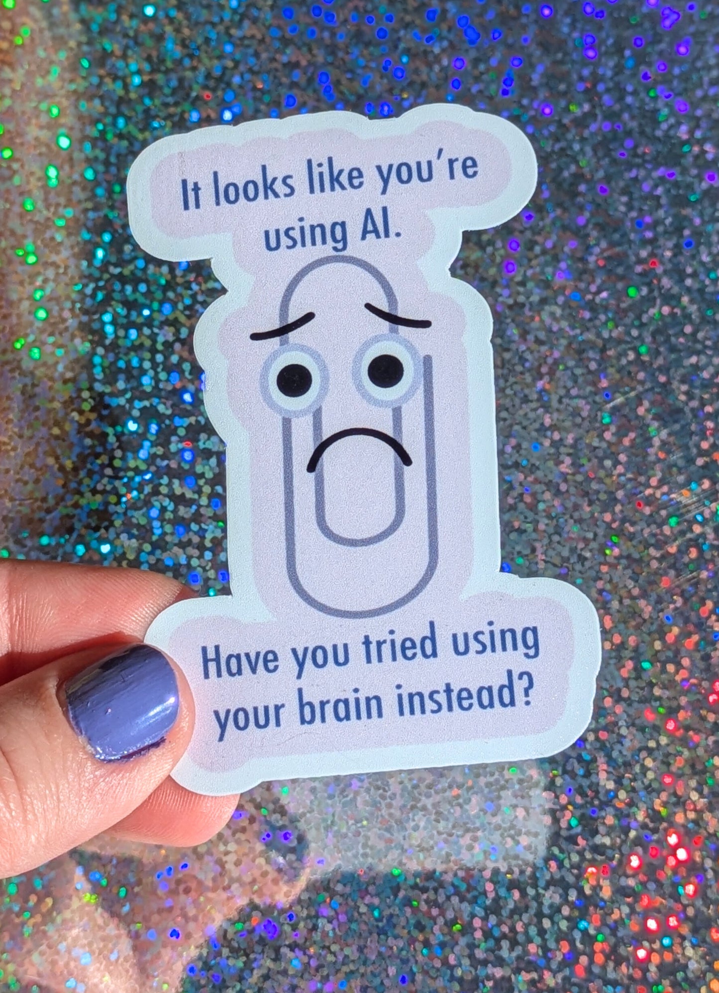 Anti AI Sticker