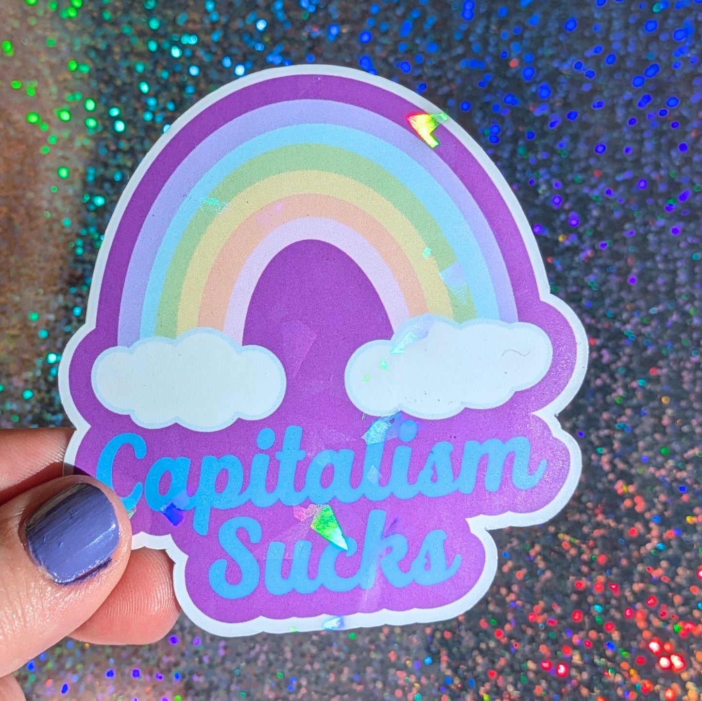 Anti Capitalism Sticker