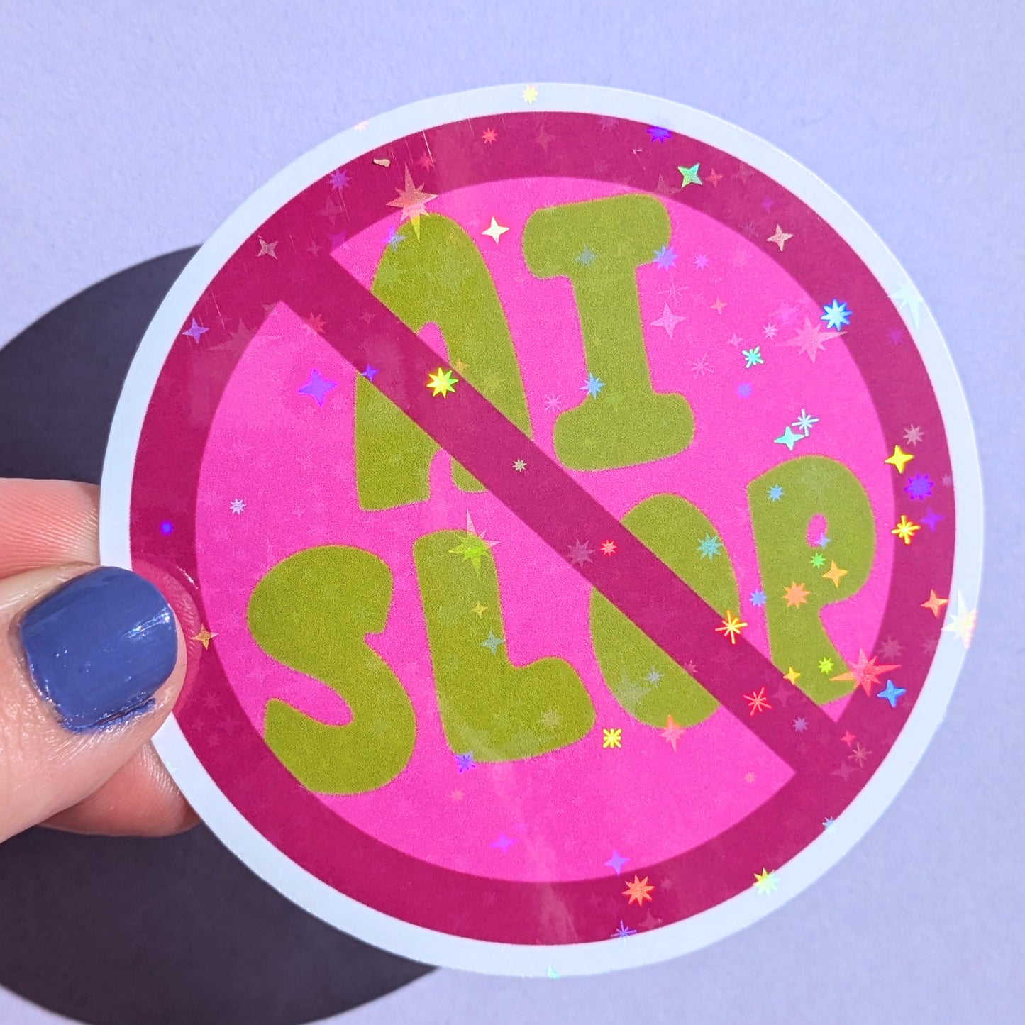 Anti AI Sticker