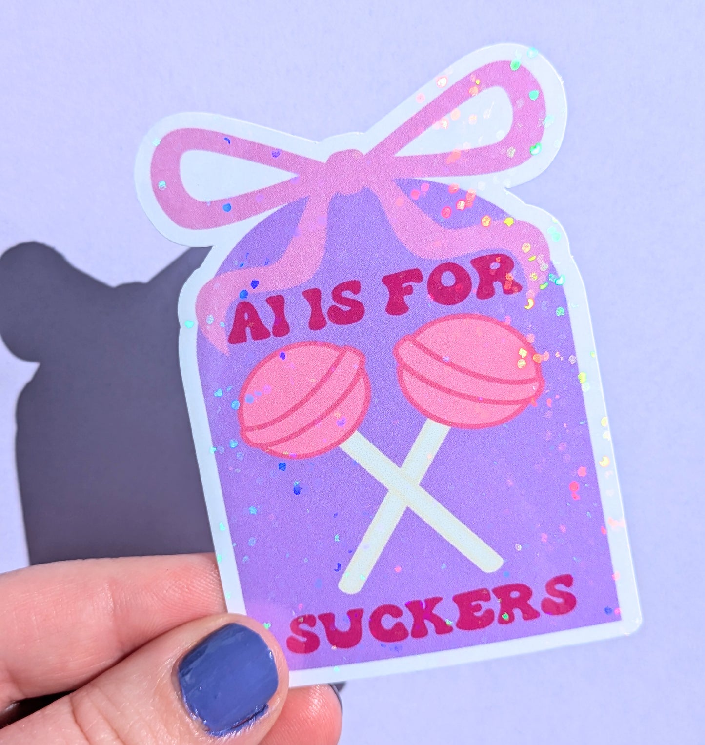 Anti AI Sticker