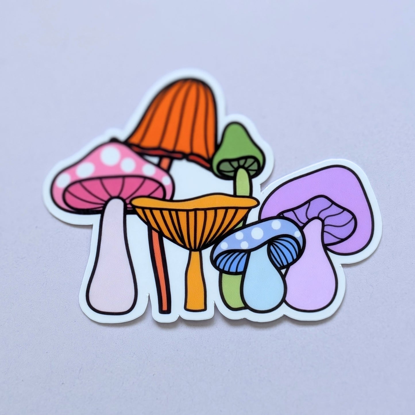 Rainbow Mushroom Sticker