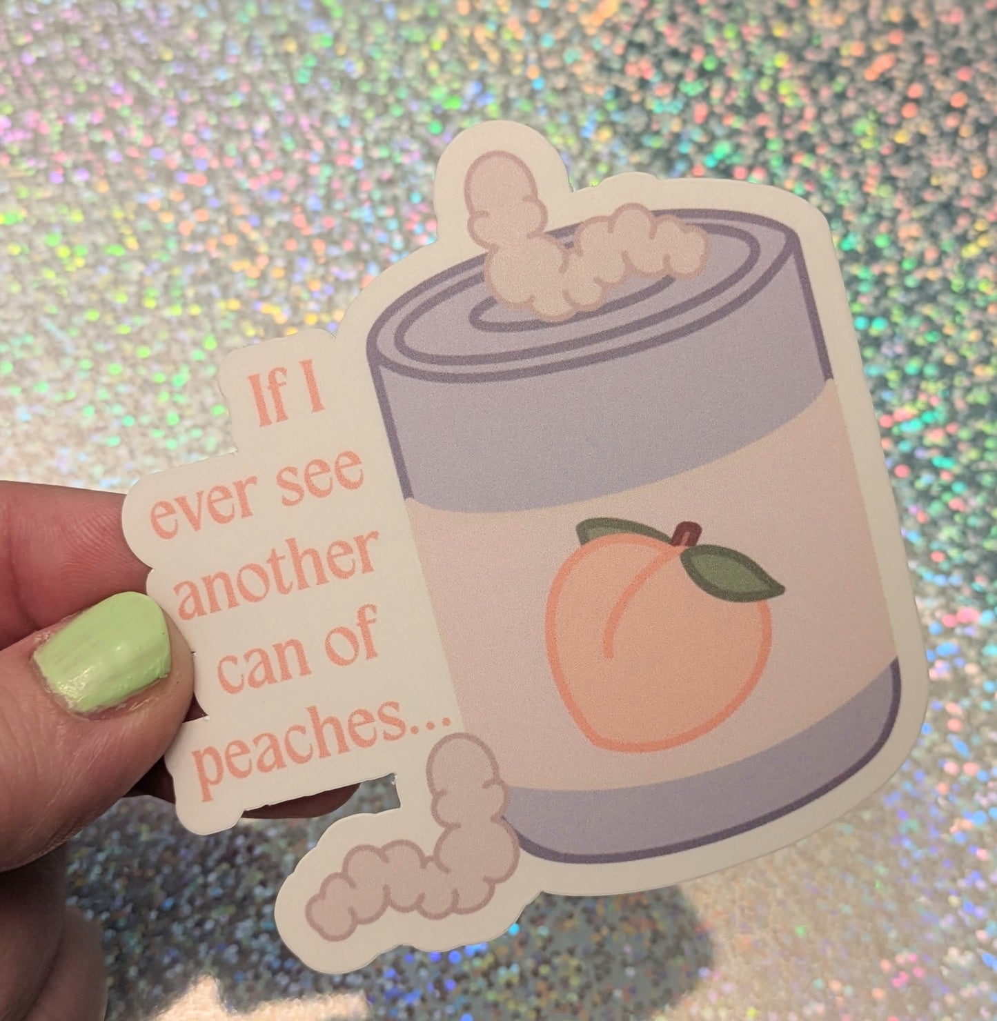 Spooky Archives, Peaches, Martin's Peaches, TMA Fan Art, TMA, Horror Podcast, Worm Sticker, Worms, Spooky Sticker