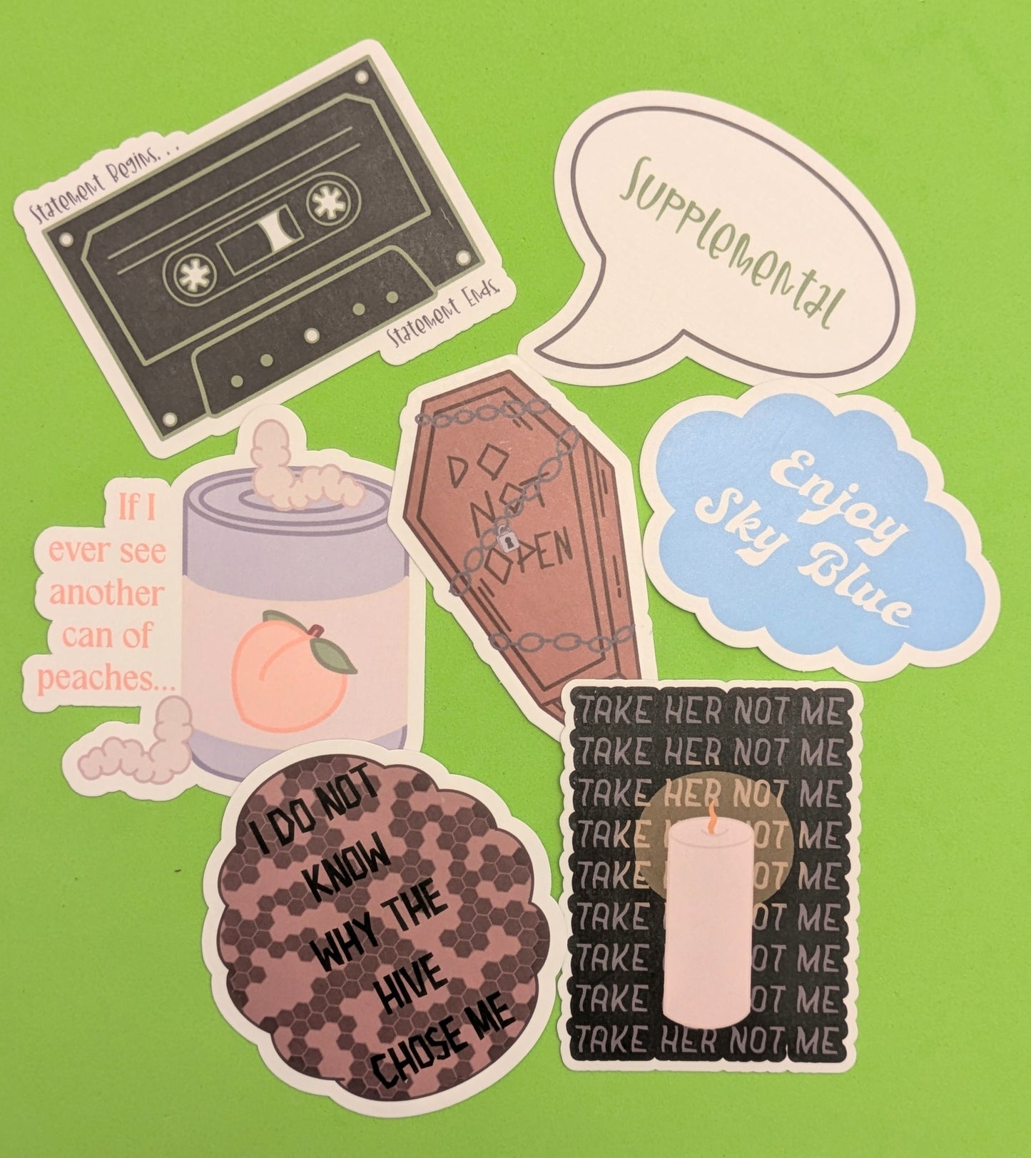 Spooky Archives, TMA Fan Art, Hive Sticker, TMA Statement, Bug Sticker, Matte Sticker