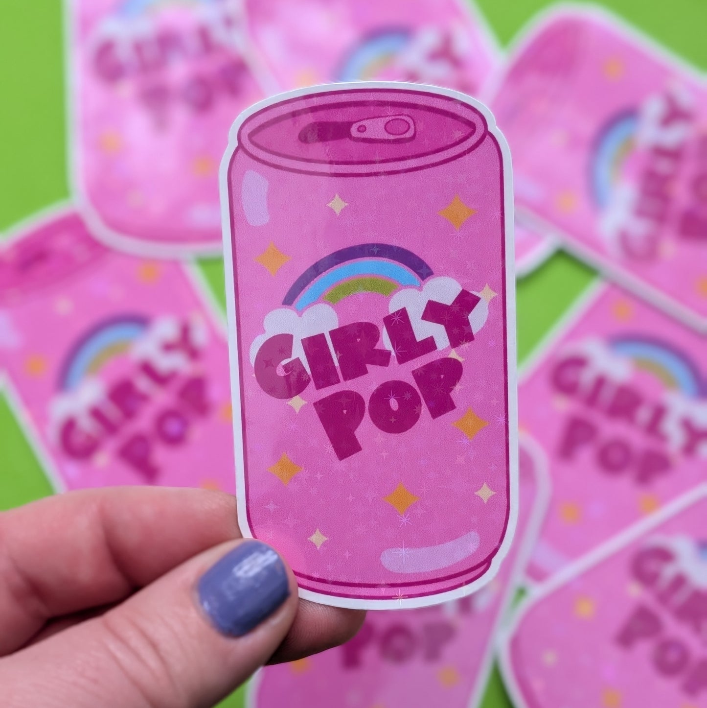 Girly Pop Sticker