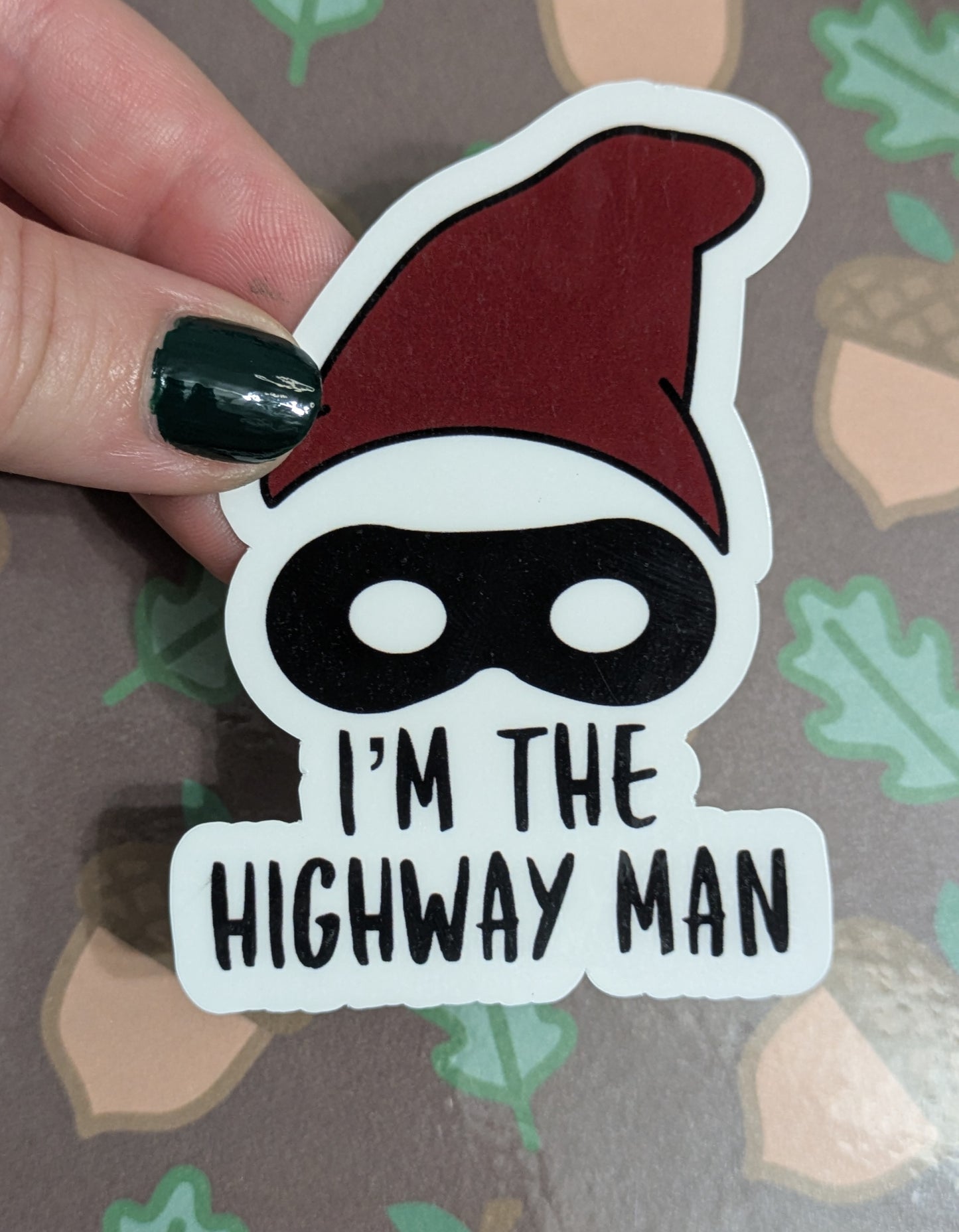 The Highway Man, Glossy Vinyl Sticker