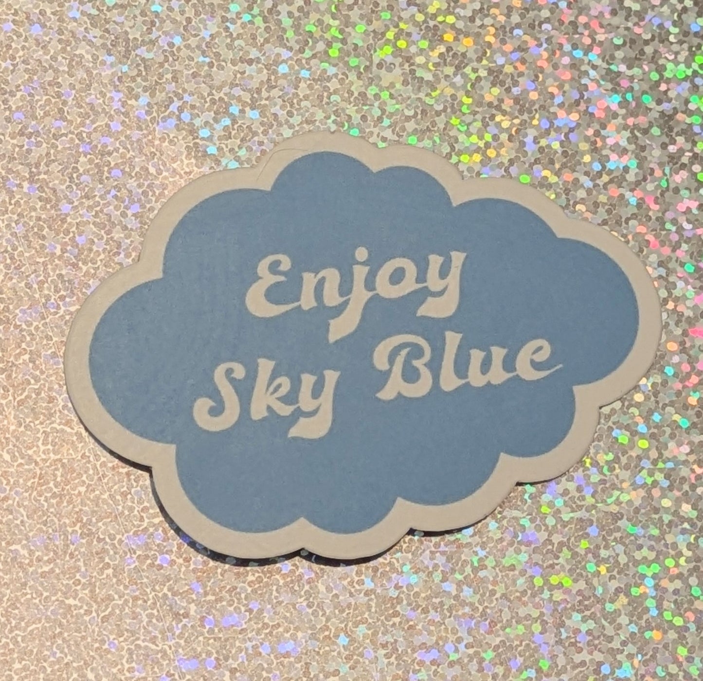Spooky Archives, Enjoy Sky Blue, TMA Fan Art, TMA, Horror Podcast, Cloud Sticker, Spooky Sticker