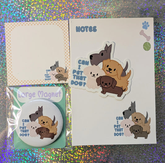 Dog Themed Stationery Set