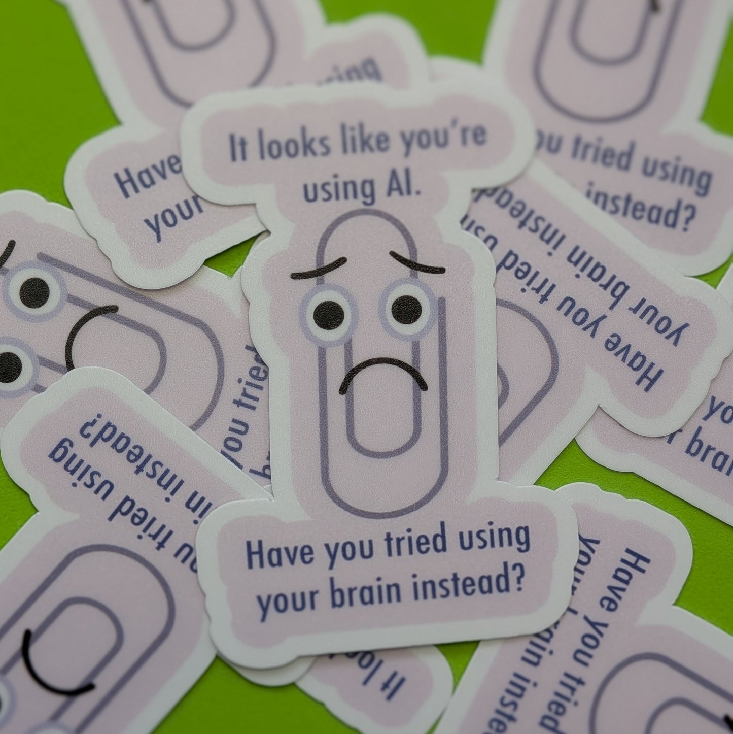 Anti AI Sticker