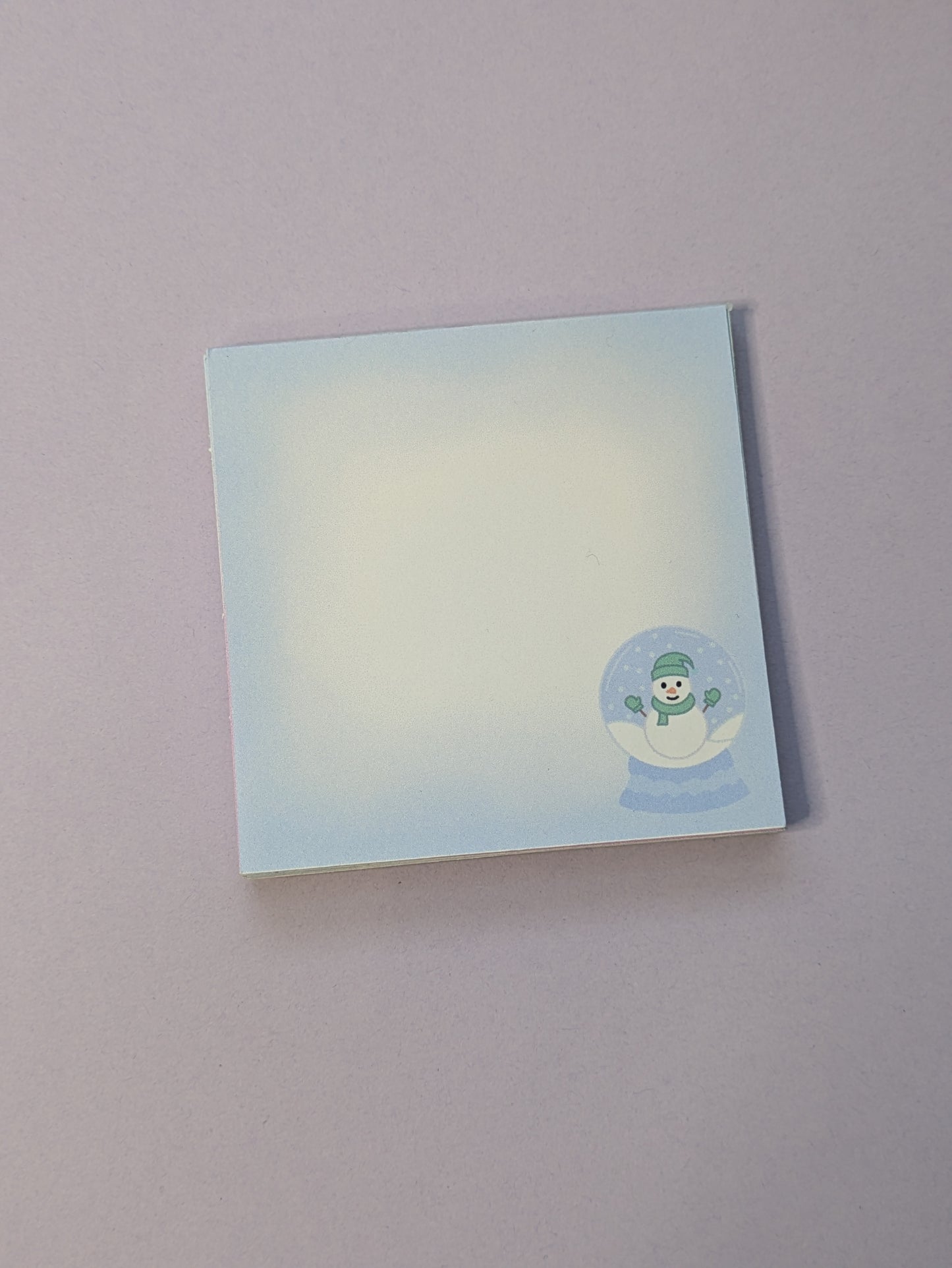 Winter Mini Notepad, Cute Stationery, Mini Notepad