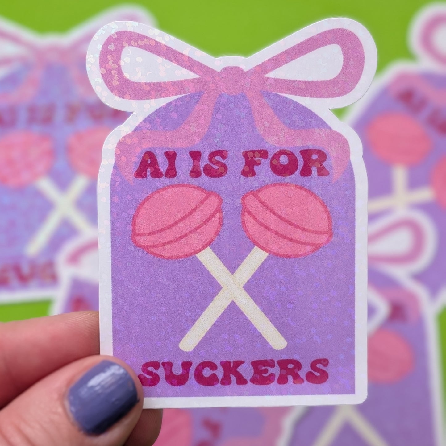 Anti AI Sticker