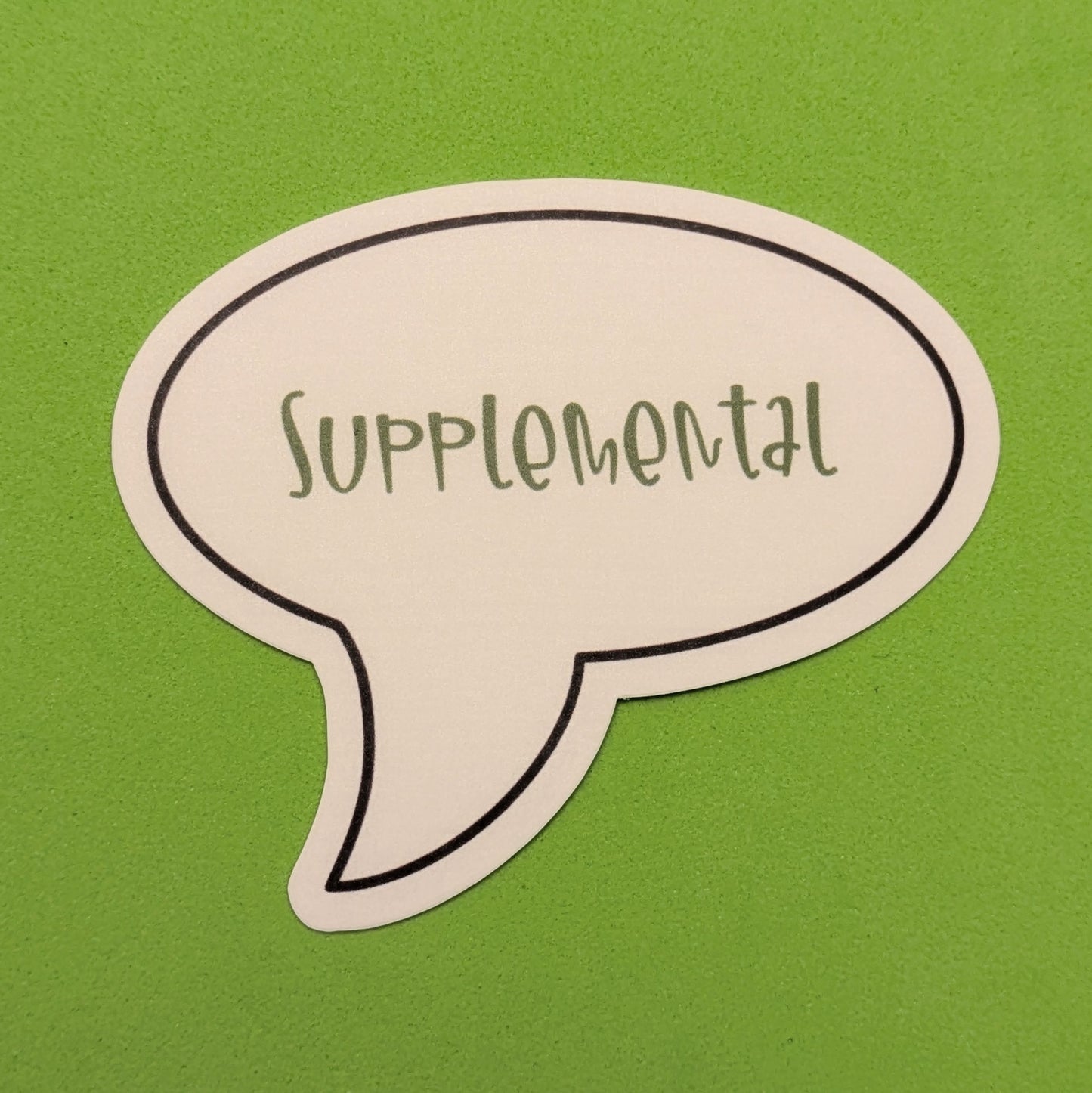 Spooky Archives, Supplemental, TMA Fan Art, Matte Sticker, TMA Statement, TMA