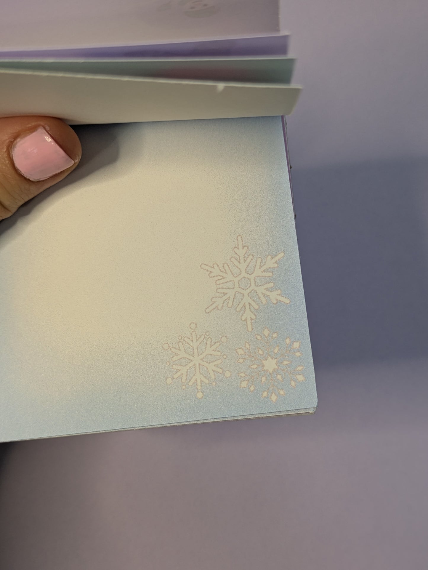 Winter Mini Notepad, Cute Stationery, Mini Notepad
