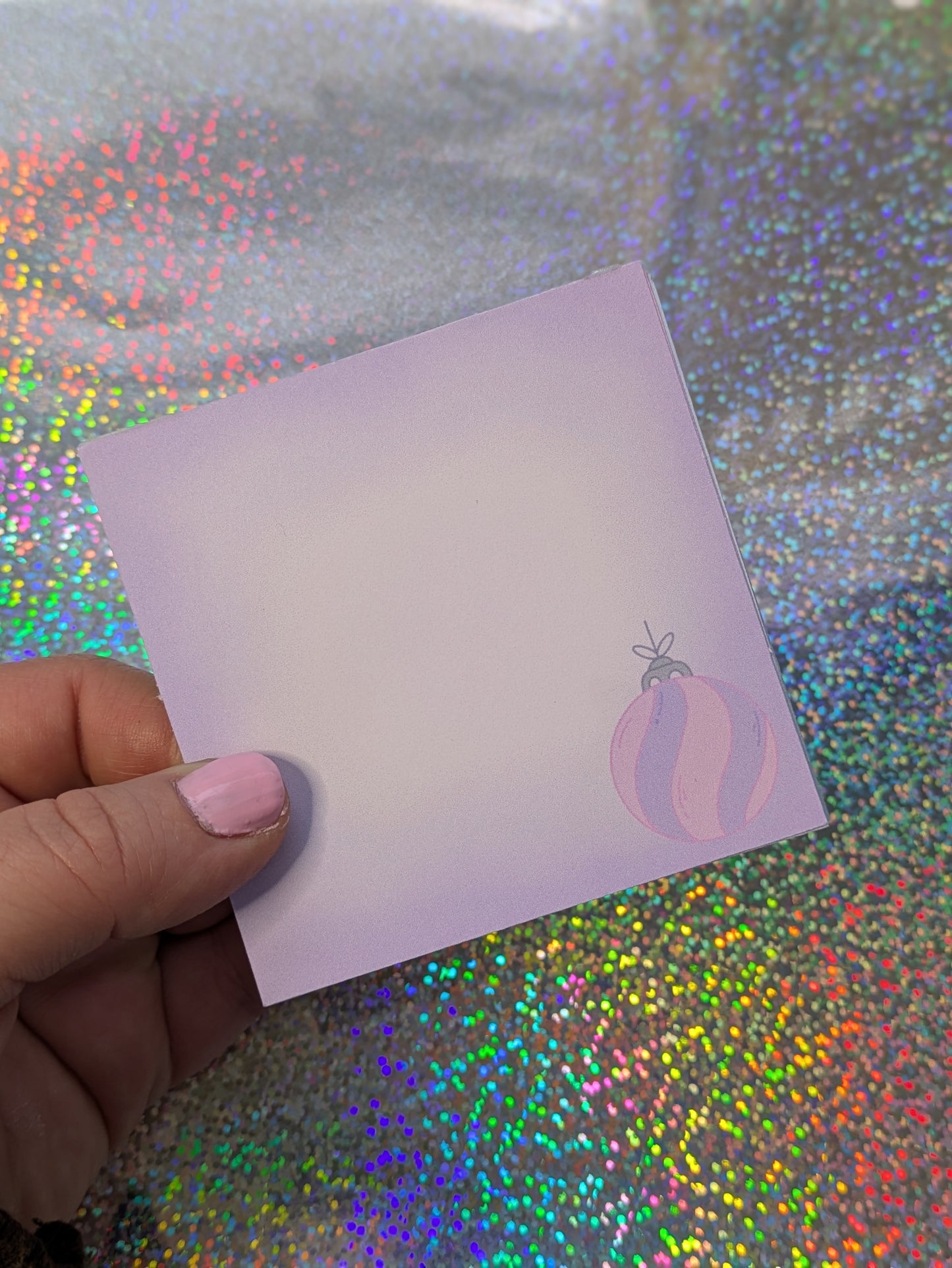 Christmas Mini Notepad, Cute Stationery, Mini Notepad