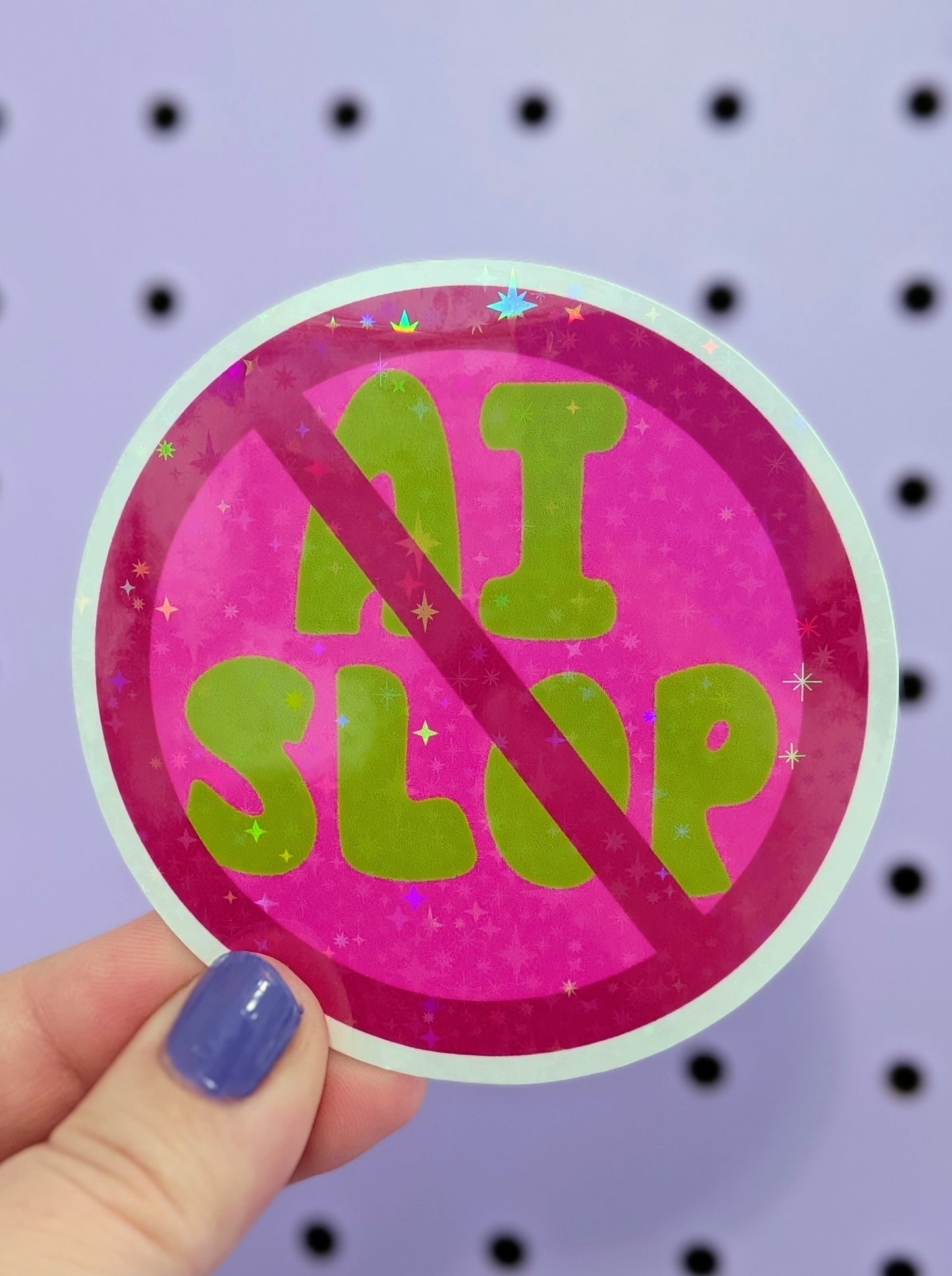 Anti AI Sticker