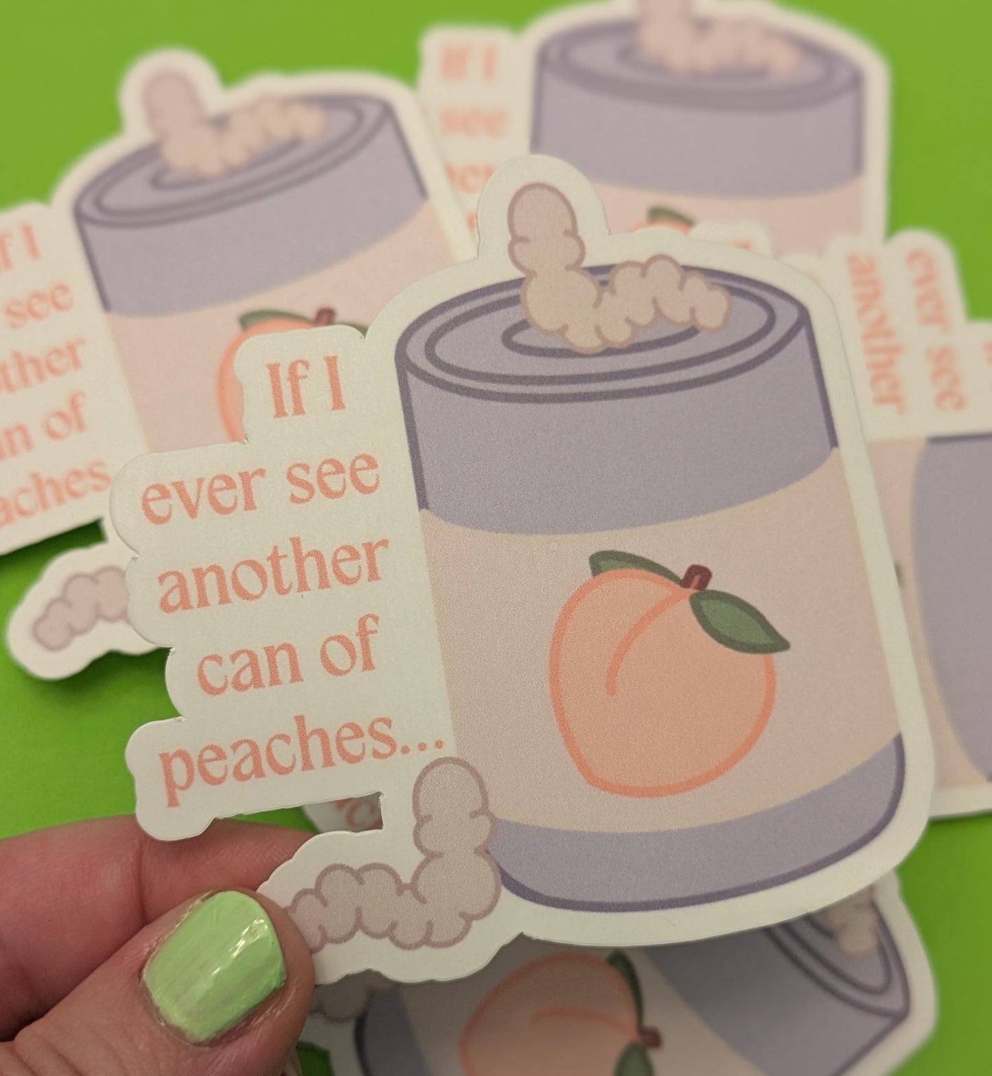 Spooky Archives, Peaches, Martin's Peaches, TMA Fan Art, TMA, Horror Podcast, Worm Sticker, Worms, Spooky Sticker