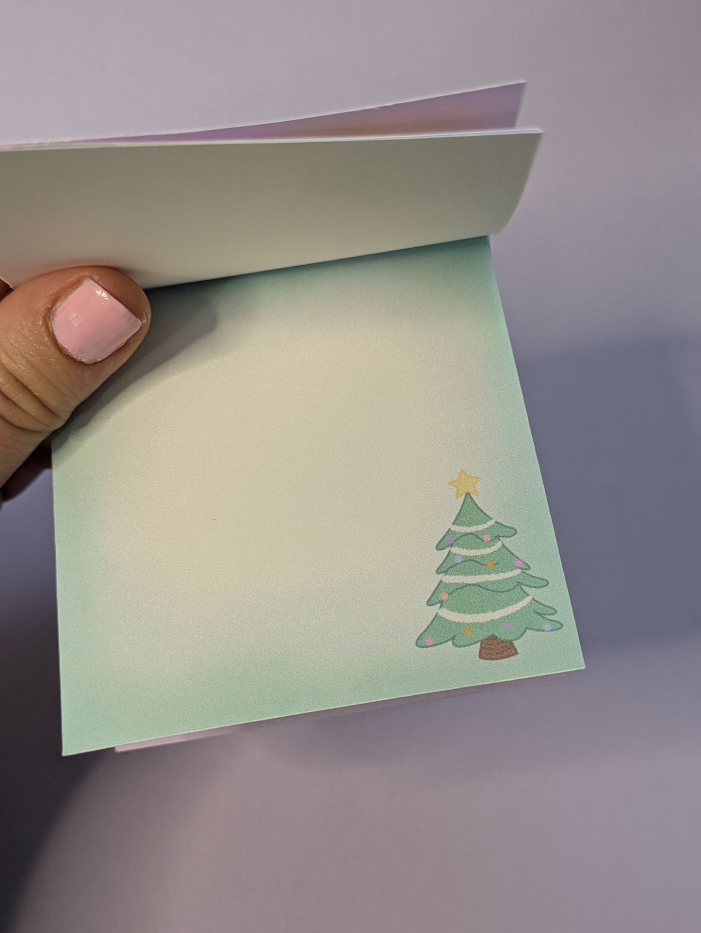 Christmas Mini Notepad, Cute Stationery, Mini Notepad